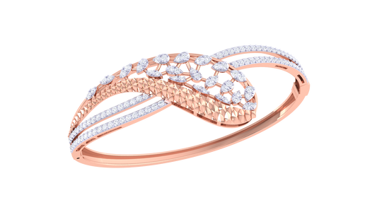 Twirling Leaf Diamod Bracelet - 1.24 Ct