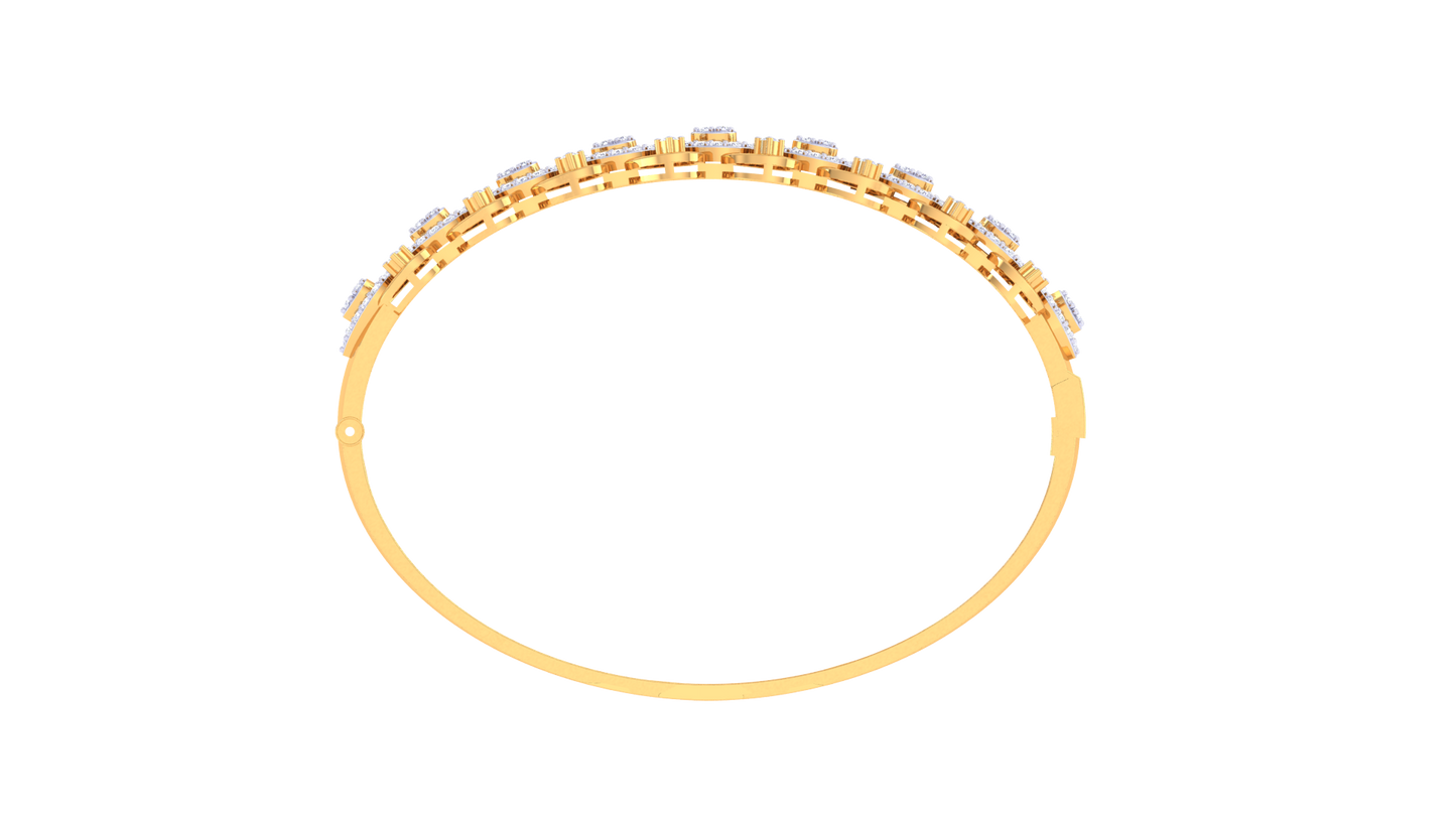 Exquisite Glam Diamond Bracelet - 1.28 Ct