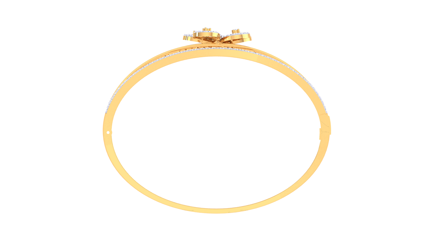 Snowflake Spark Bracelet With Diamond In Gold - 1.85 Ct