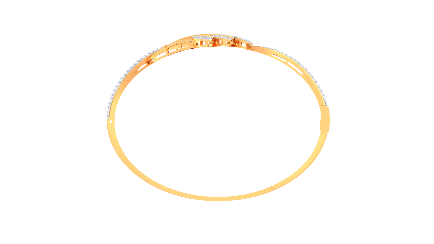 Radiant Teardrop Bloom Bracelet In Rose Gold – 1.10 Ct Diamond Elegance