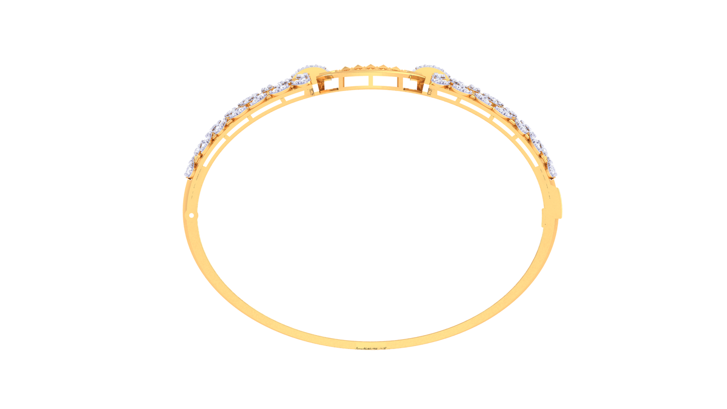 The Luminous Crust Diamond Bracelet - 1.19 Ct