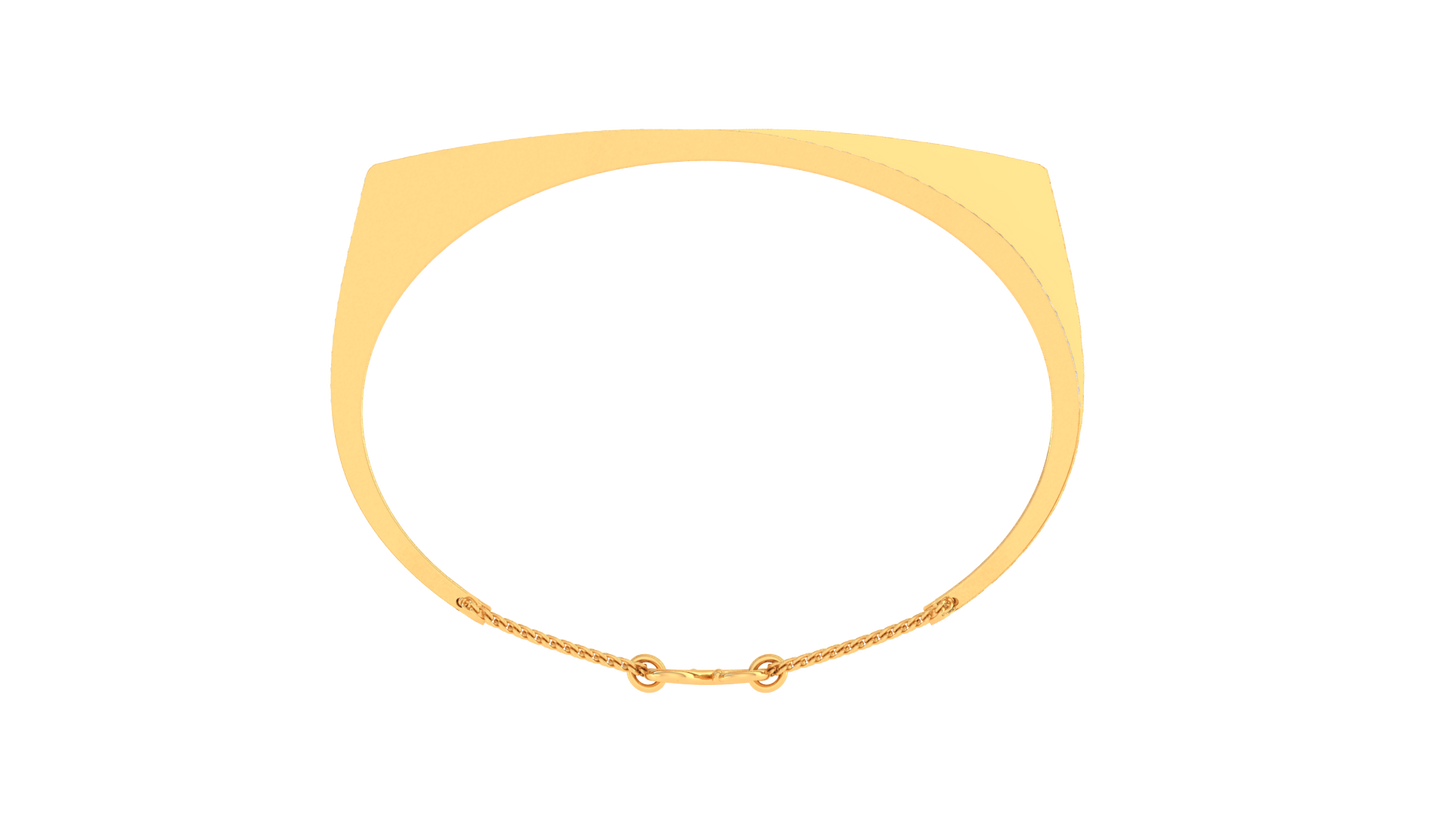 The Royal Cuff Diamond Bracelet In Gold - 2.31 Ct