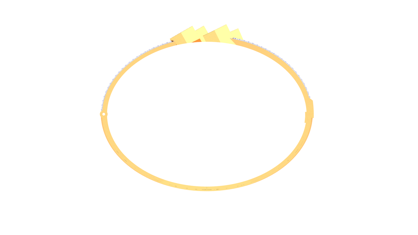 Quad-Square Gold Bracelet With Dual-Band Elegance - 1.07 Ct Diamonds