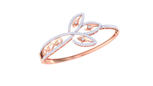 Glammer Grove Gold and Diamond Bacelet - 1.30 Ct