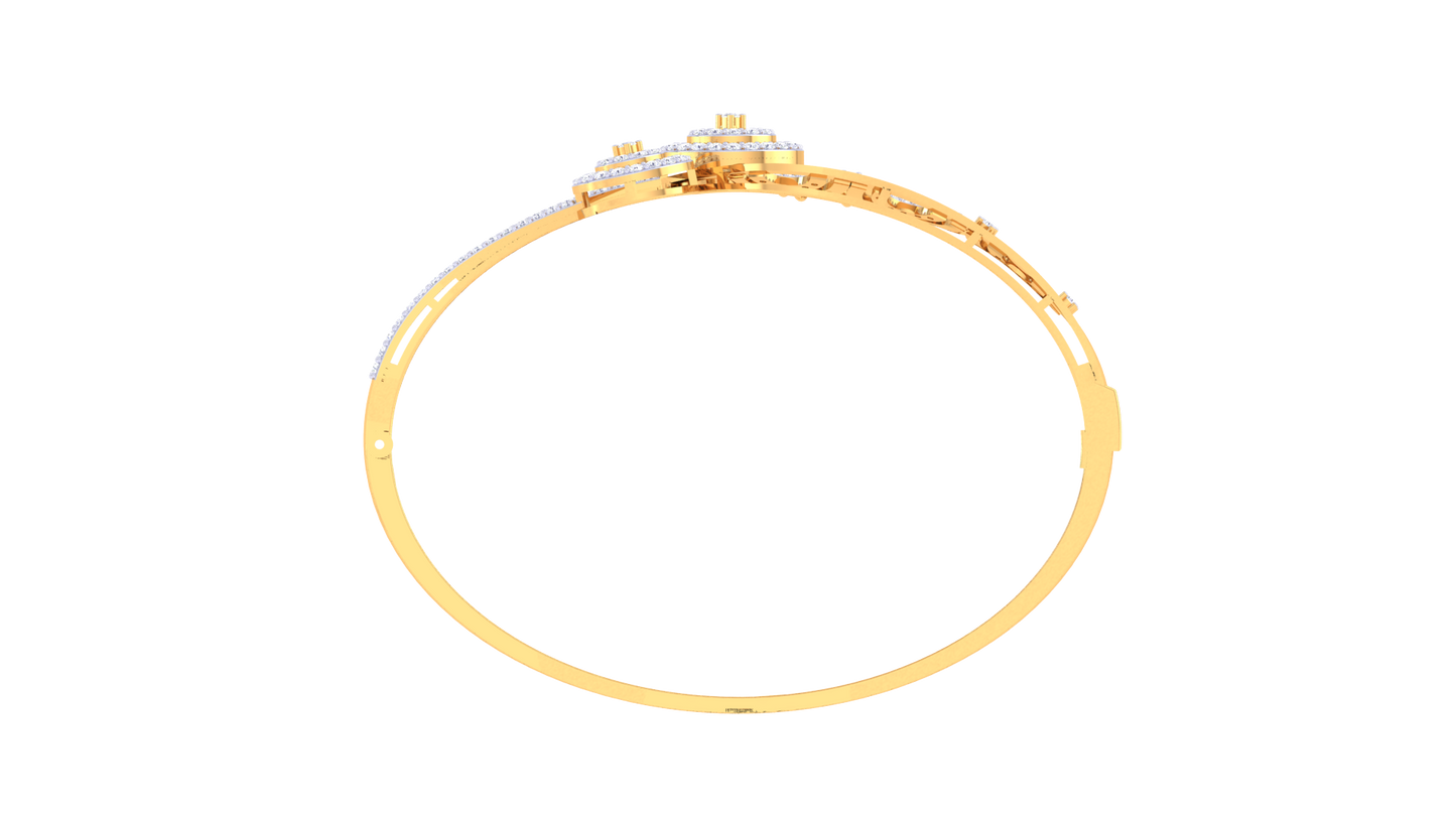 Timeless Spark Diamond Stud Bracelet - 1.21 Ct