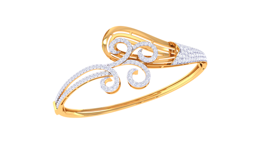 1.54 Ct - Lustrous Flow Diamond Bracelet