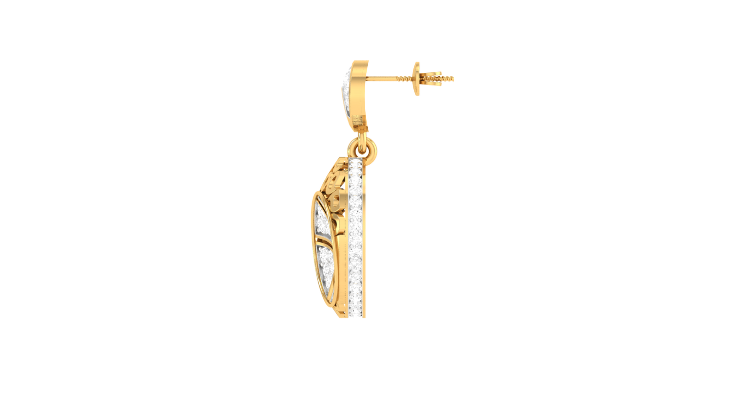 Glam Crush Diamond Drop Earrings - 0.75 Ct