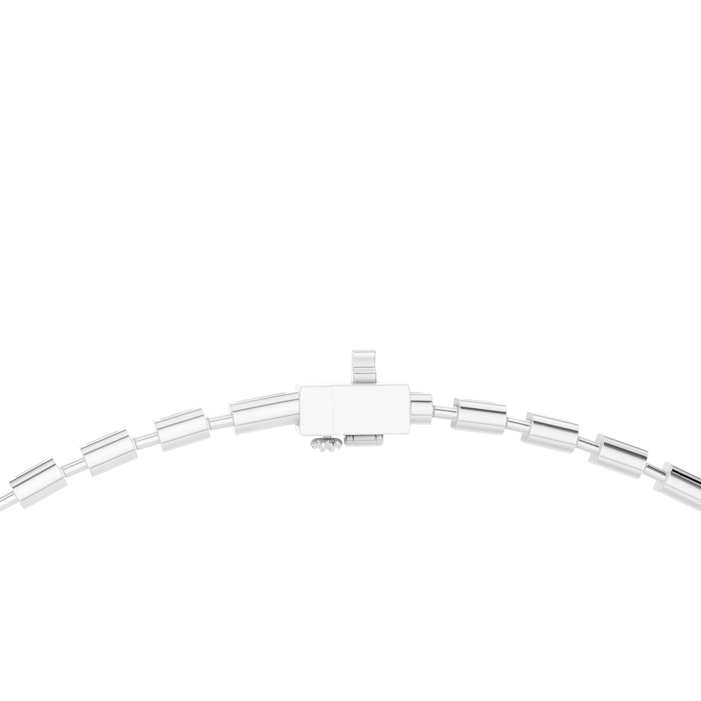 Yellow Gold Emerald Cut Diamond Tennis Choker Necklace 3.35ctw