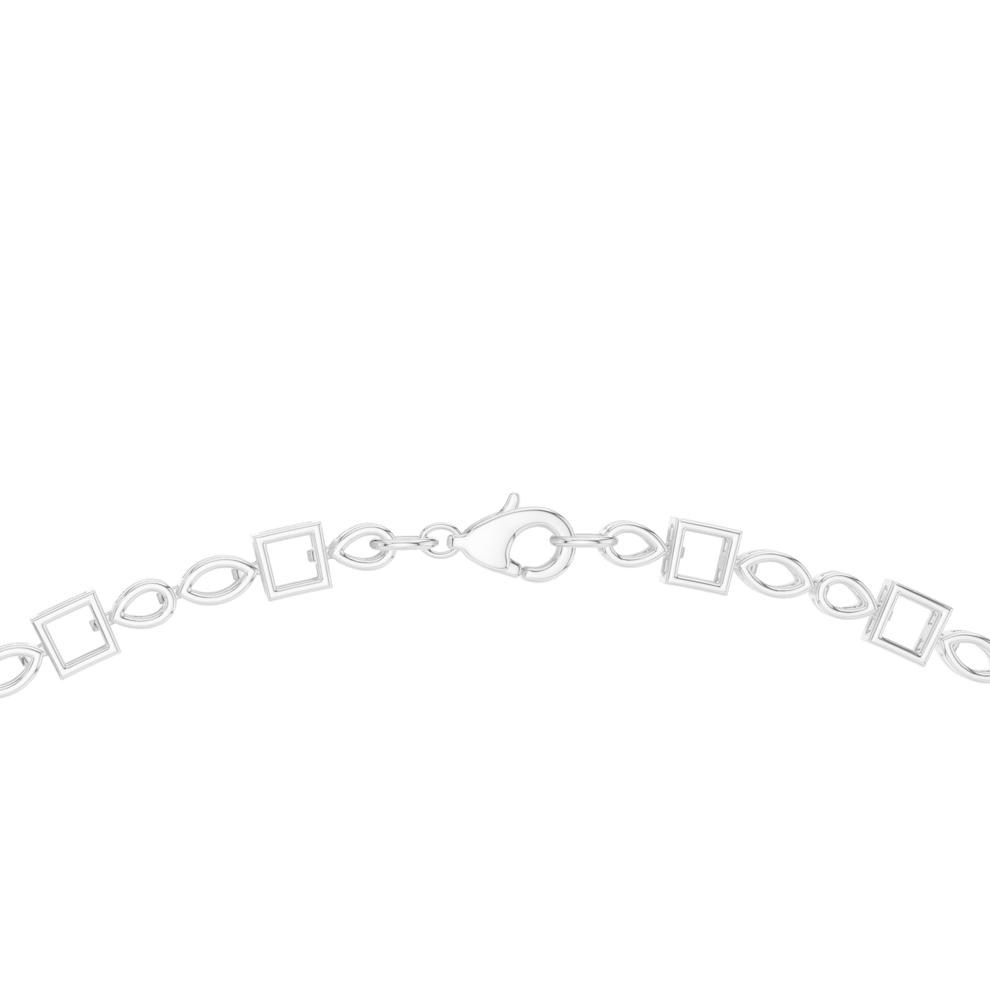 23.22ctw Solid Gold Multi-Cut Princess & Marquise Diamond Cluster Choker
