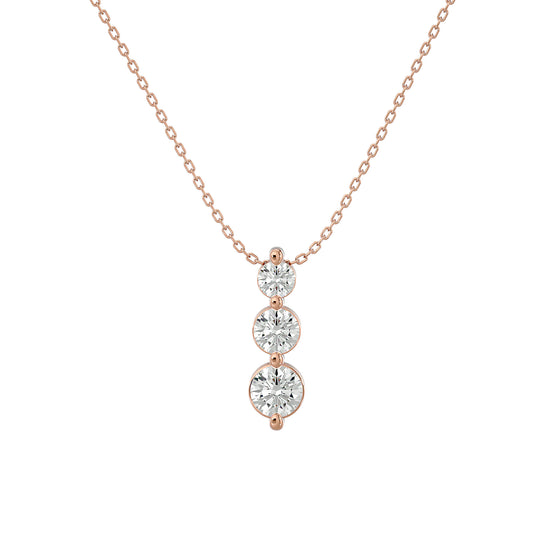 0.84 Ct Classic Solitaire Diamond Pendent