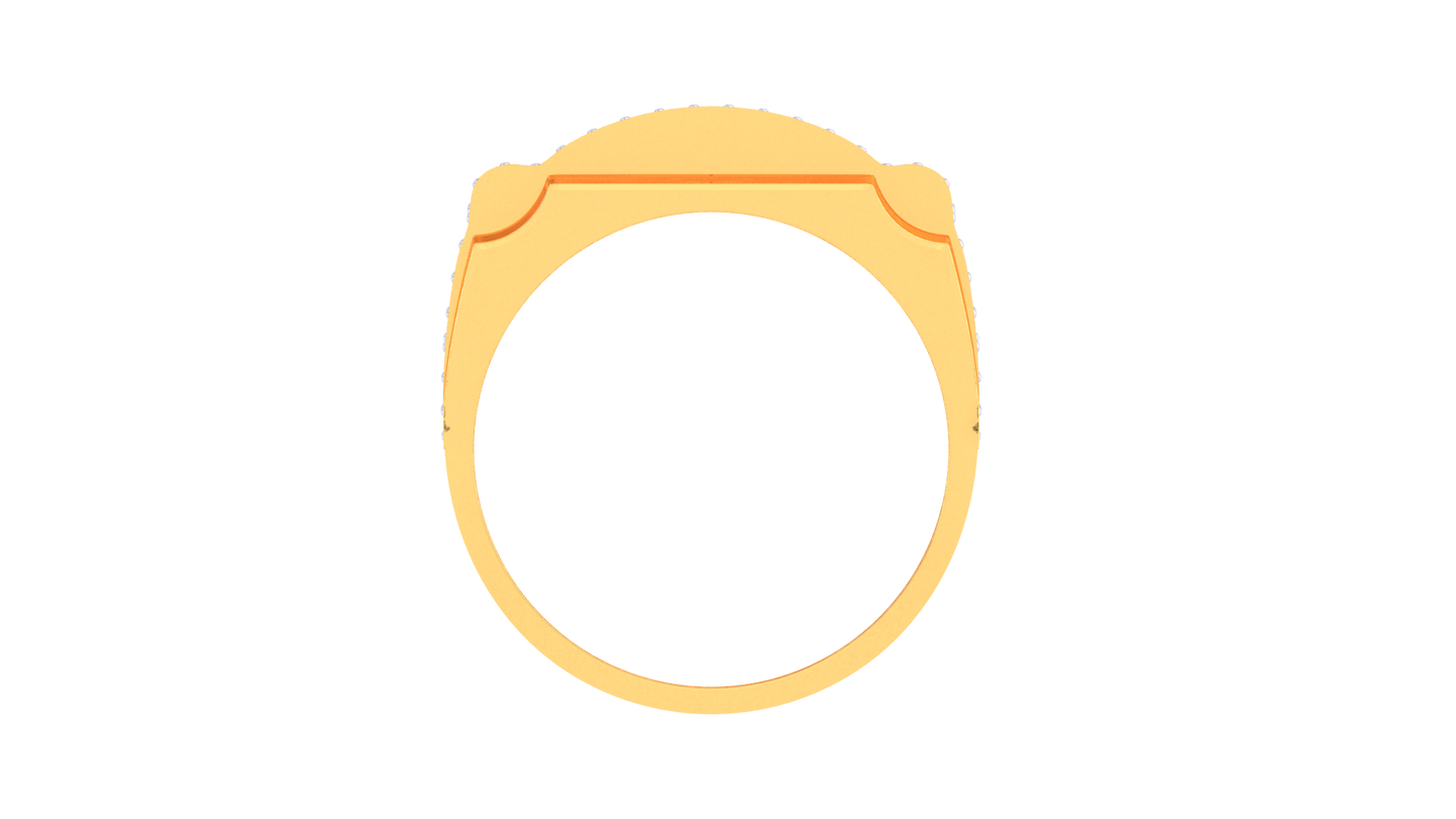 Lumière Vast Brilliance – 0.8 Ct Round Diamond Gold Ring