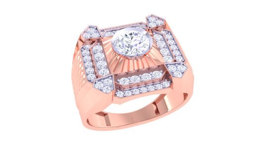 Lumiere Soleil Magistral Yellow Gold Ring – 1.31 Ct Diamond