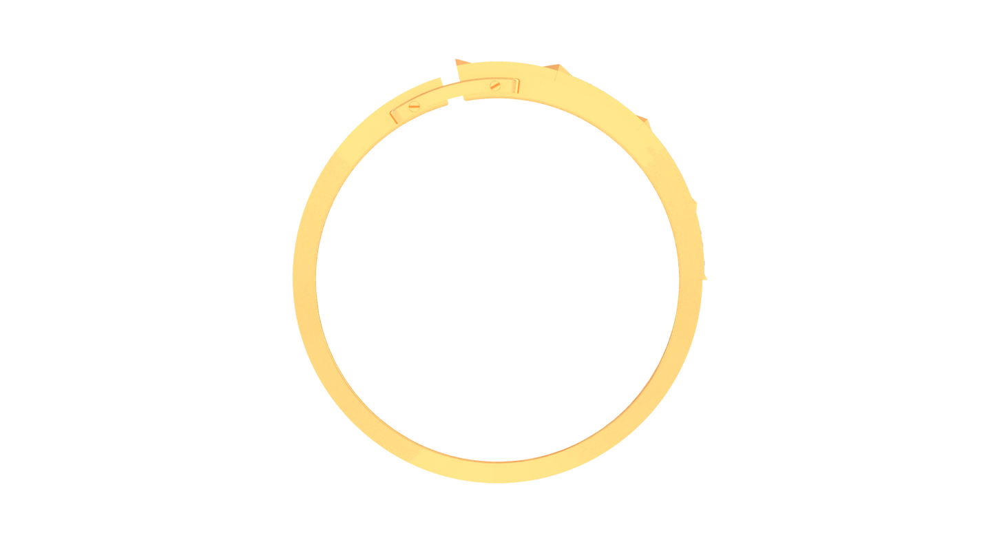 Éclat Paragon Matrix Gold Ring– 0.47 Ct Dazzling Round Diamonds