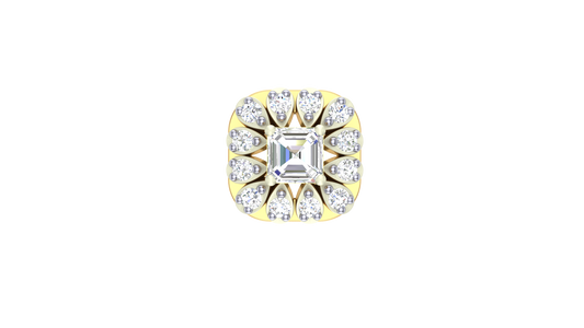 The Classice Princess Stud Earrings - 0.35 Ct Diamonds In Gold