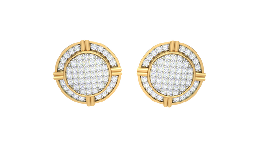 Flora Micro Studs Earrings - 0.17 Ct Round Diamonds