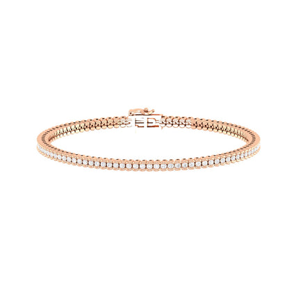 The Lumina String Diamond Bracelet In White Gold -2.38 Ct