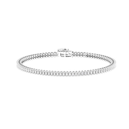 The Lumina String Diamond Bracelet In White Gold -2.38 Ct