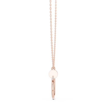 The Golden Spike Pendant - 0.21CTW Round Diamonds