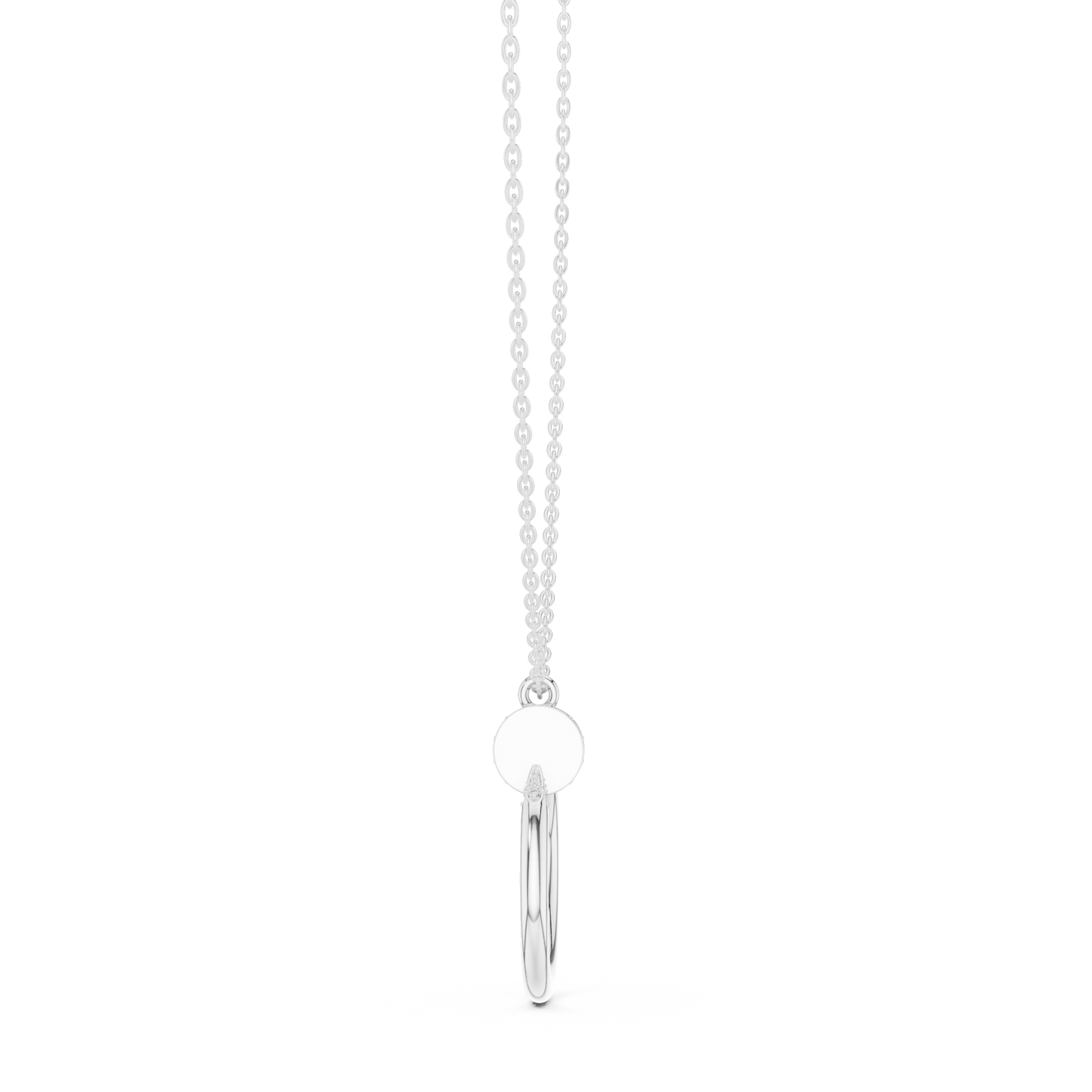 The Golden Spike Pendant - 0.21CTW Round Diamonds