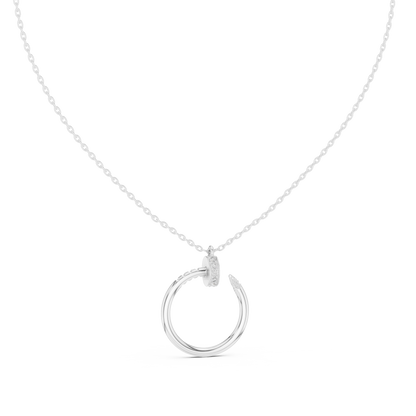 The Golden Spike Pendant - 0.21CTW Round Diamonds