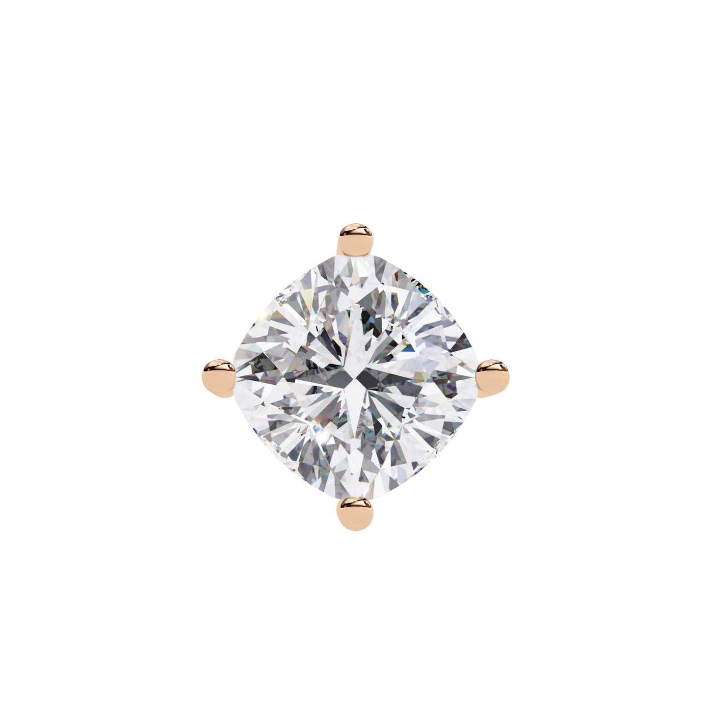 Sophisticated Brilliance: 2.32ct Compass-Set Cushion Cut Diamond Pendant