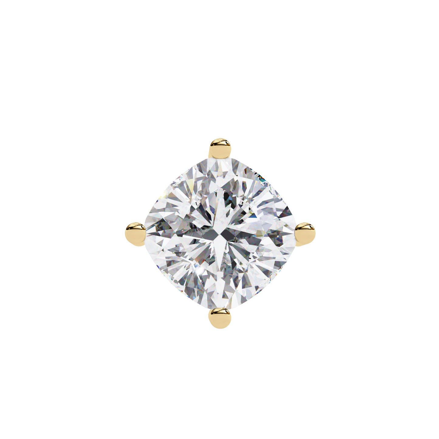 Sophisticated Brilliance: 2.32ct Compass-Set Cushion Cut Diamond Pendant