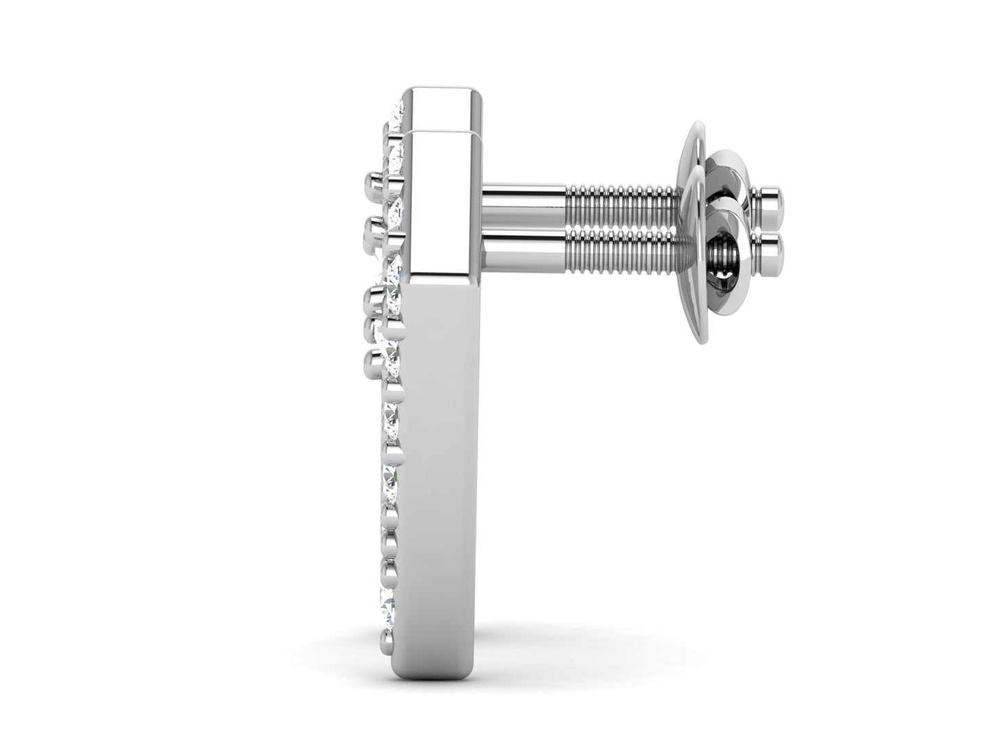 Kite Pava Diamond Stud Earrings In Gold - 0.26 Ct Brilliant Round