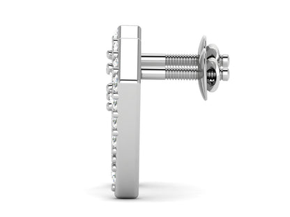 Kite Pava Diamond Stud Earrings In Gold - 0.26 Ct Brilliant Round