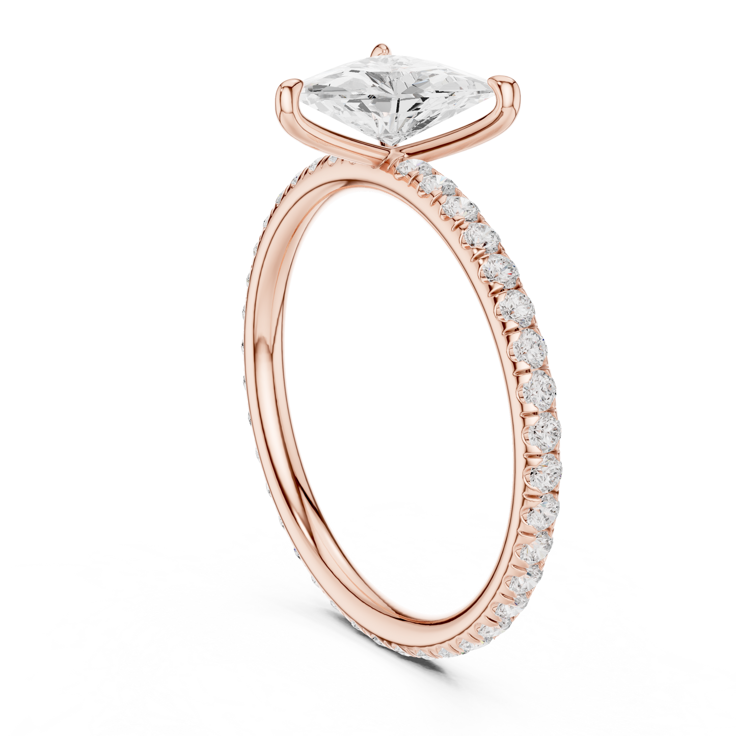 1.47 Carat Trillion Cut Diamond Engagement Ring | Yellow Gold
