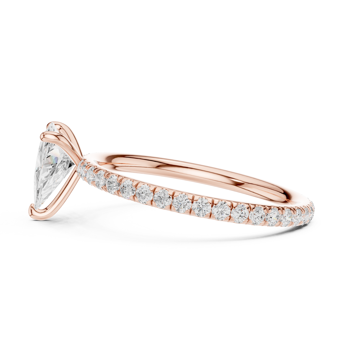 1.47 Carat Trillion Cut Diamond Engagement Ring | Yellow Gold