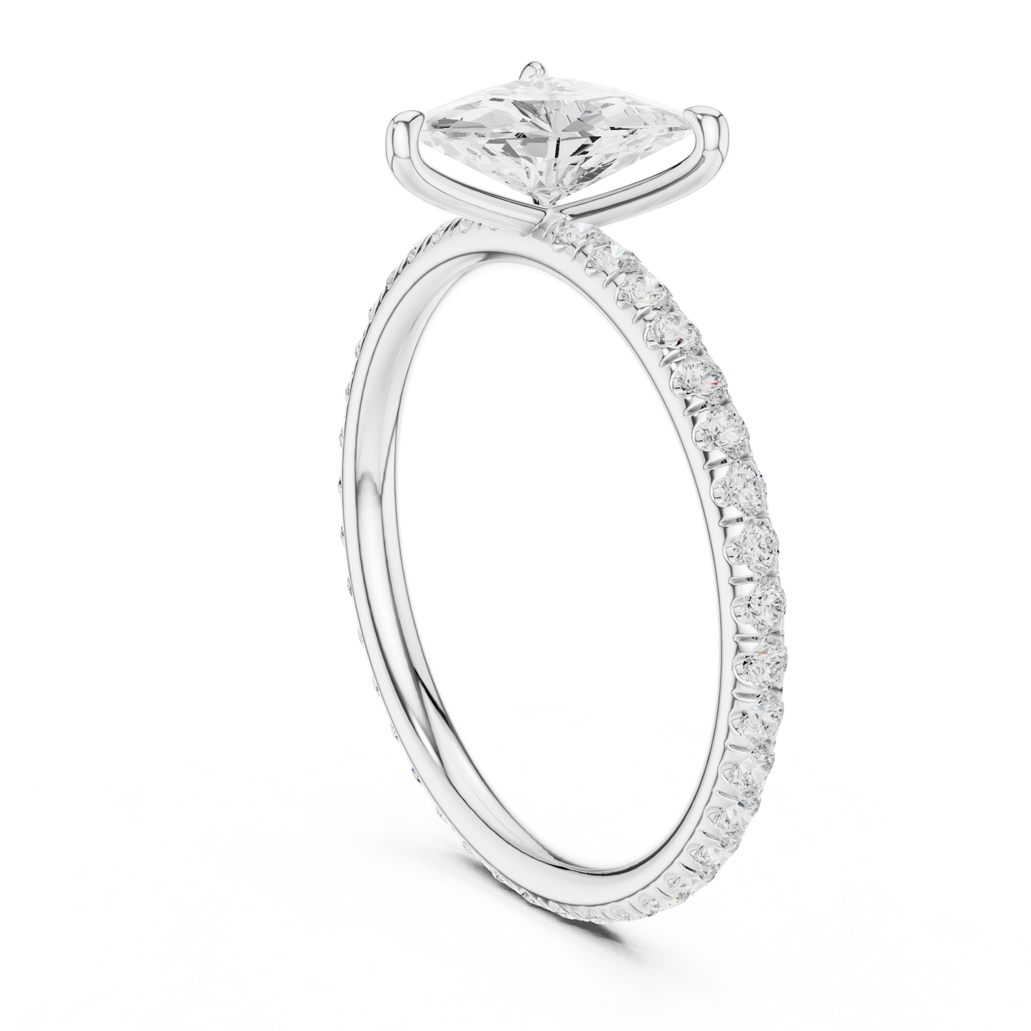 1.47 Carat Trillion Cut Diamond Engagement Ring | Yellow Gold