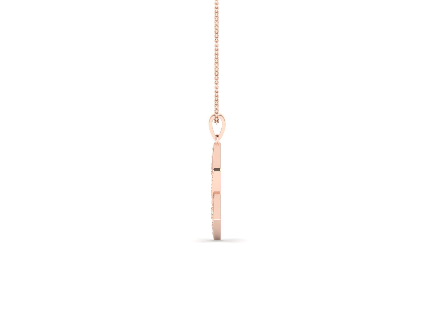 Sparkling Star of David Diamond Pendant in White Gold- 0.41 Ct