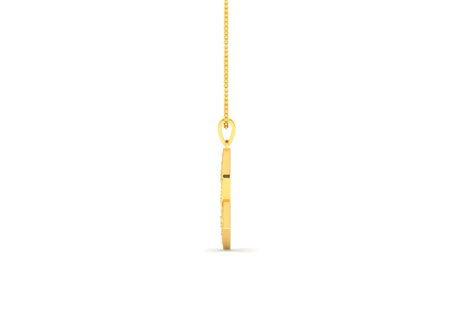 Sparkling Star of David Diamond Pendant in White Gold- 0.41 Ct