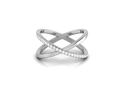 Lumière Signature - 0.22ct Round Diamond Gold Ring