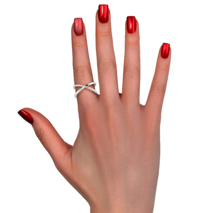 Lumière Signature - 0.22ct Round Diamond Gold Ring