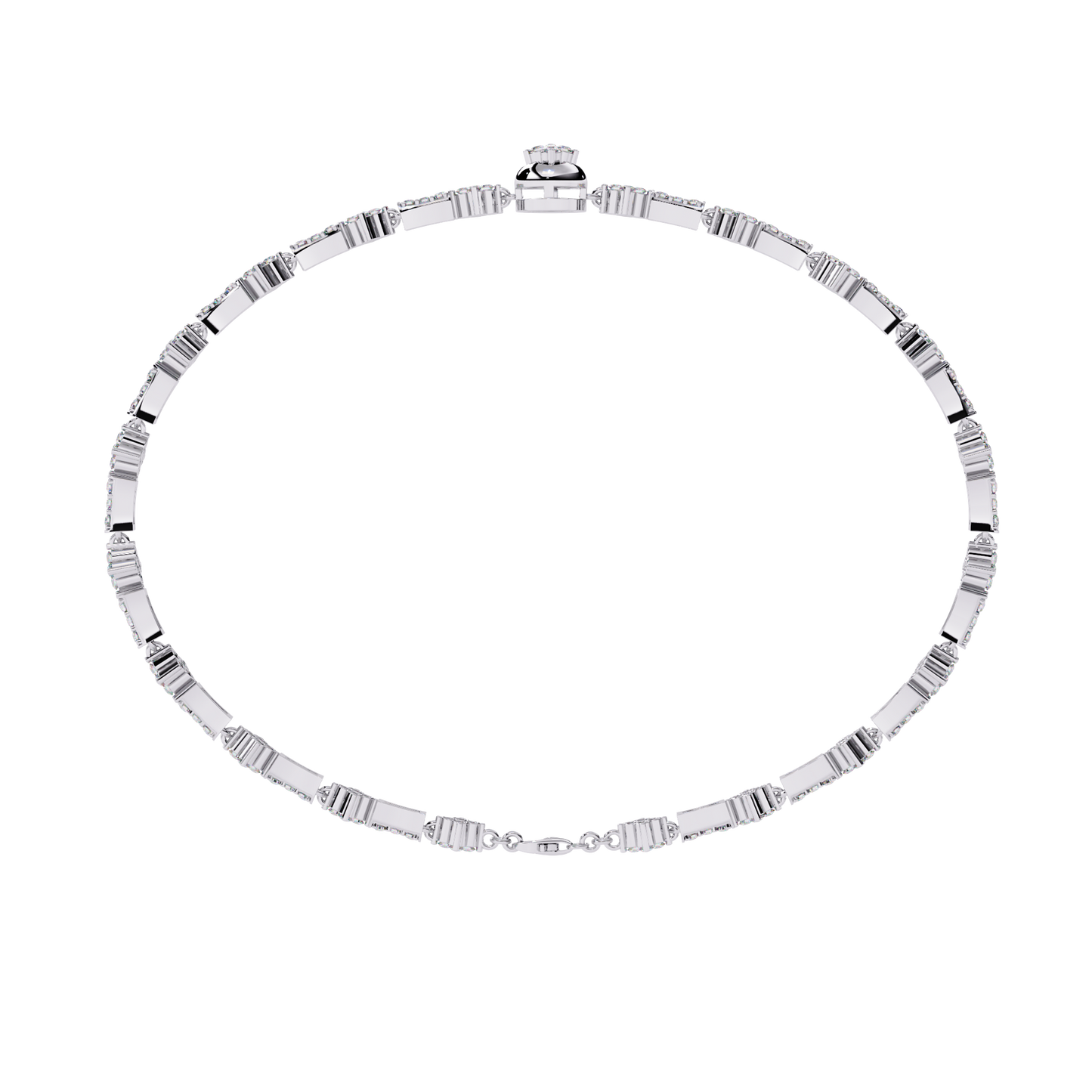 The 'Celestial Bloom' Diamond and Gold Bracelet - 0.82 Ct