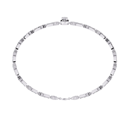 The 'Celestial Bloom' Diamond and Gold Bracelet - 0.82 Ct