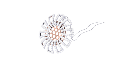 Honeycomb Radiance Pendent In Gold - 1.17 Ct Brilliant Diamonds