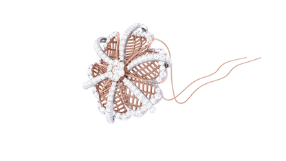 Floral Grace Pendent In Gold - 0.53 Ct Dazzling Diamonds