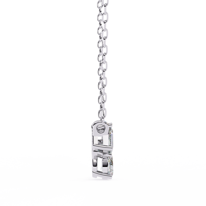 The Trinity Cluster: A Multi-Shape Diamond Statement Pendant- 0.93 Ct