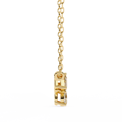 The Trinity Cluster: A Multi-Shape Diamond Statement Pendant- 0.93 Ct