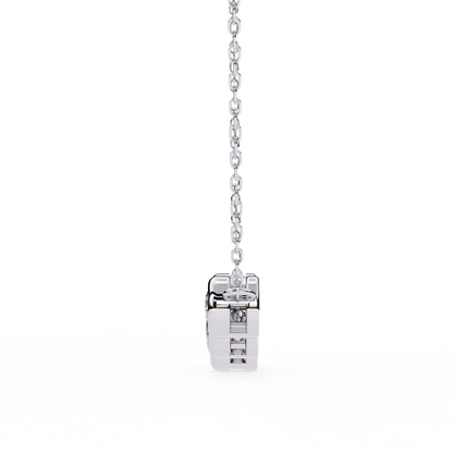 The Empress Five-Stone Graduated Bar Pendant- 0.26 Ct Round Cut Diamonds