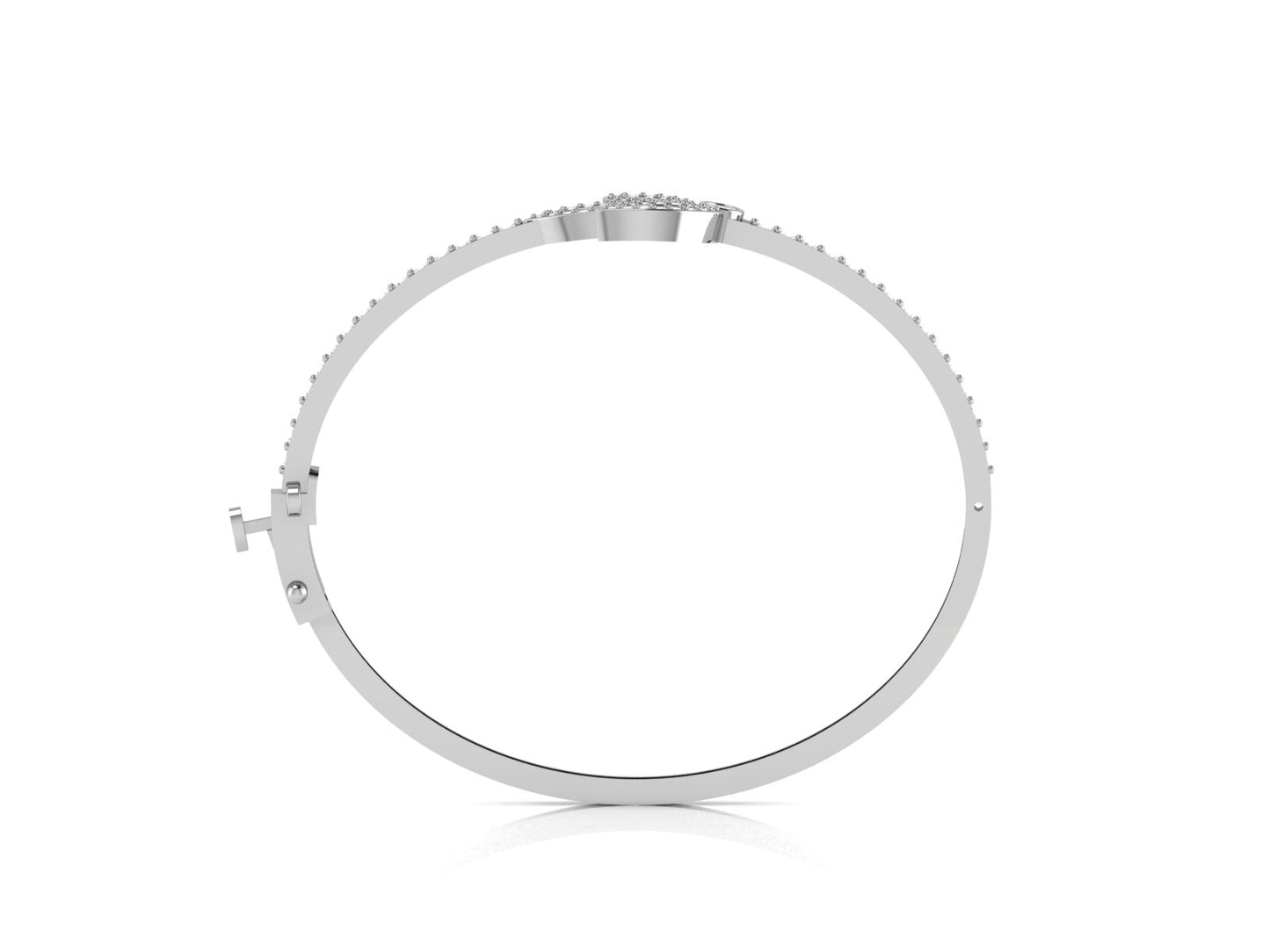 Leafline Royal Bracelet - 1.18 Ct Dazzling Round Diamonds