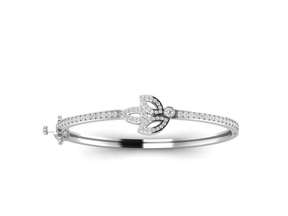 Leafline Royal Bracelet - 1.18 Ct Dazzling Round Diamonds