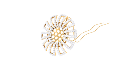 Honeycomb Radiance Pendent In Gold - 1.17 Ct Brilliant Diamonds