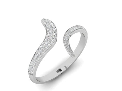 The sparkle Spill Diamond Kada Bracelet