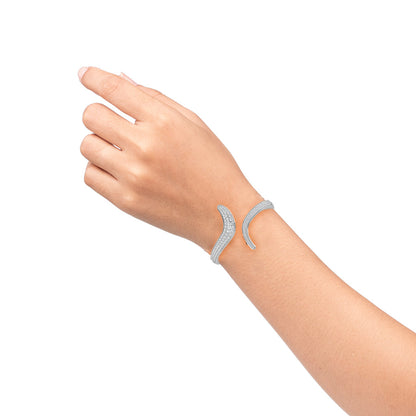 The sparkle Spill Diamond Kada Bracelet