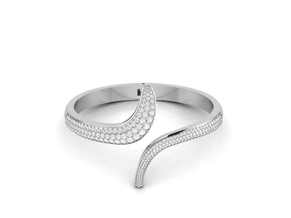The sparkle Spill Diamond Kada Bracelet