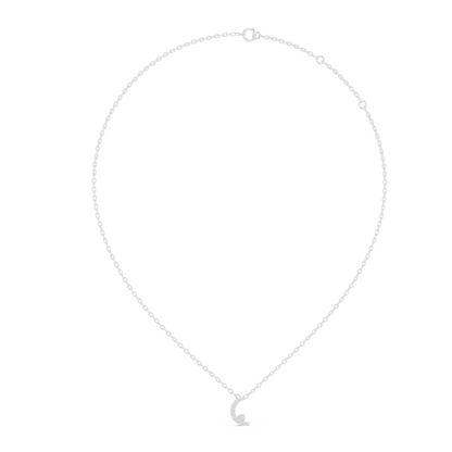 0.21ctw Solid Gold Pave Diamond Crescent Moon Celestial Charm Pendant