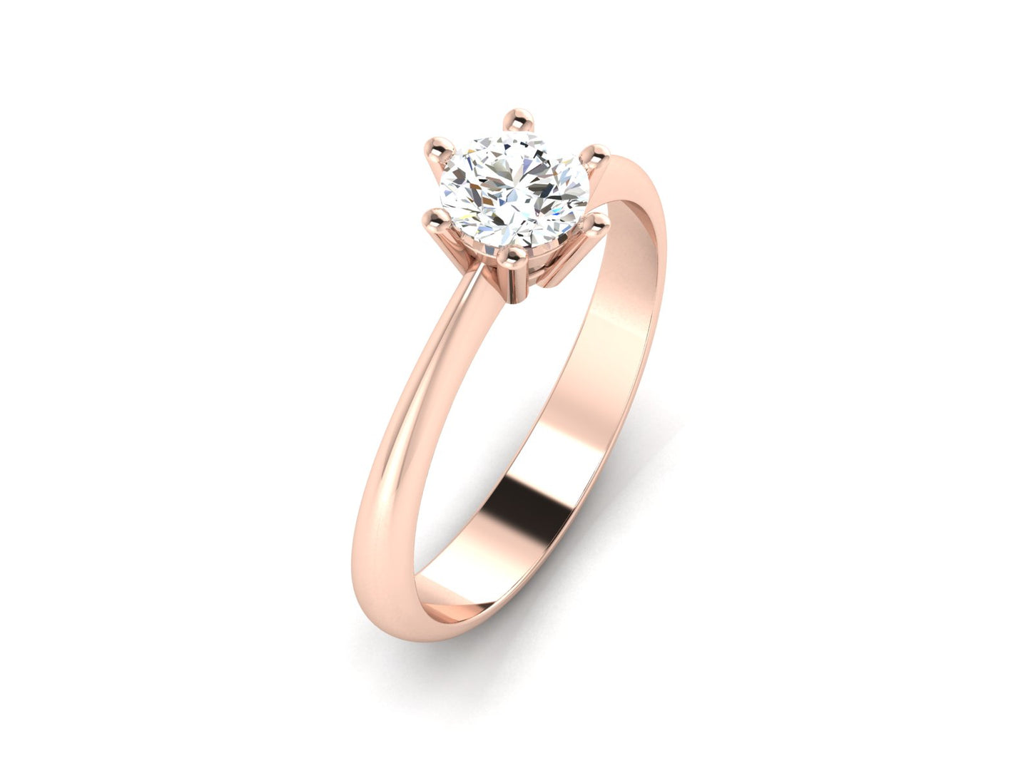 Iconique Classic Solitaire – 1ct Round Brilliant Diamond Ring